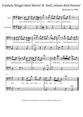 Cantata 'Singet dem Herrn ein Neus Lied' II. Recitative