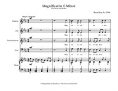 Magnificat in C Minor (choir and piano)